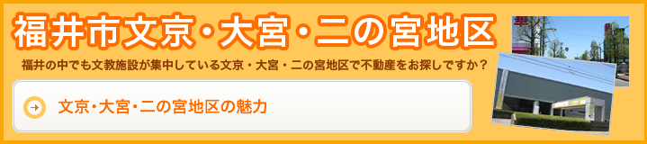 福井市文京・大宮・二の宮の魅力